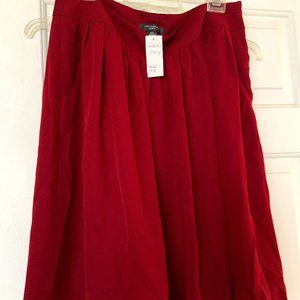 Ann Taylor Gathered Chiffon Skirt